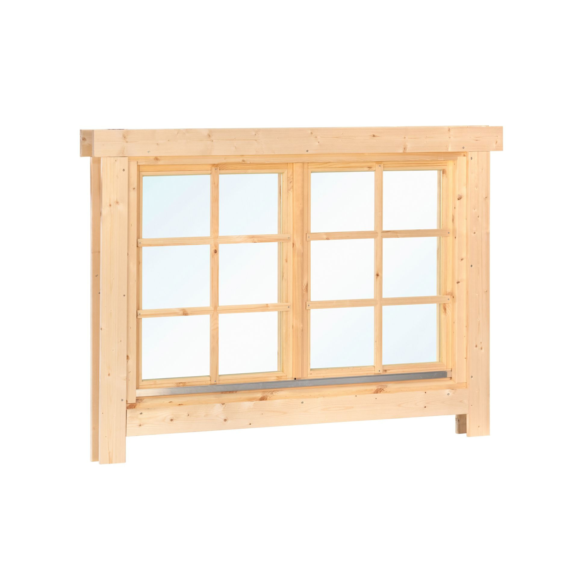 Draai- /kiepraam dubbel L3 vuren 153x105,1 cm