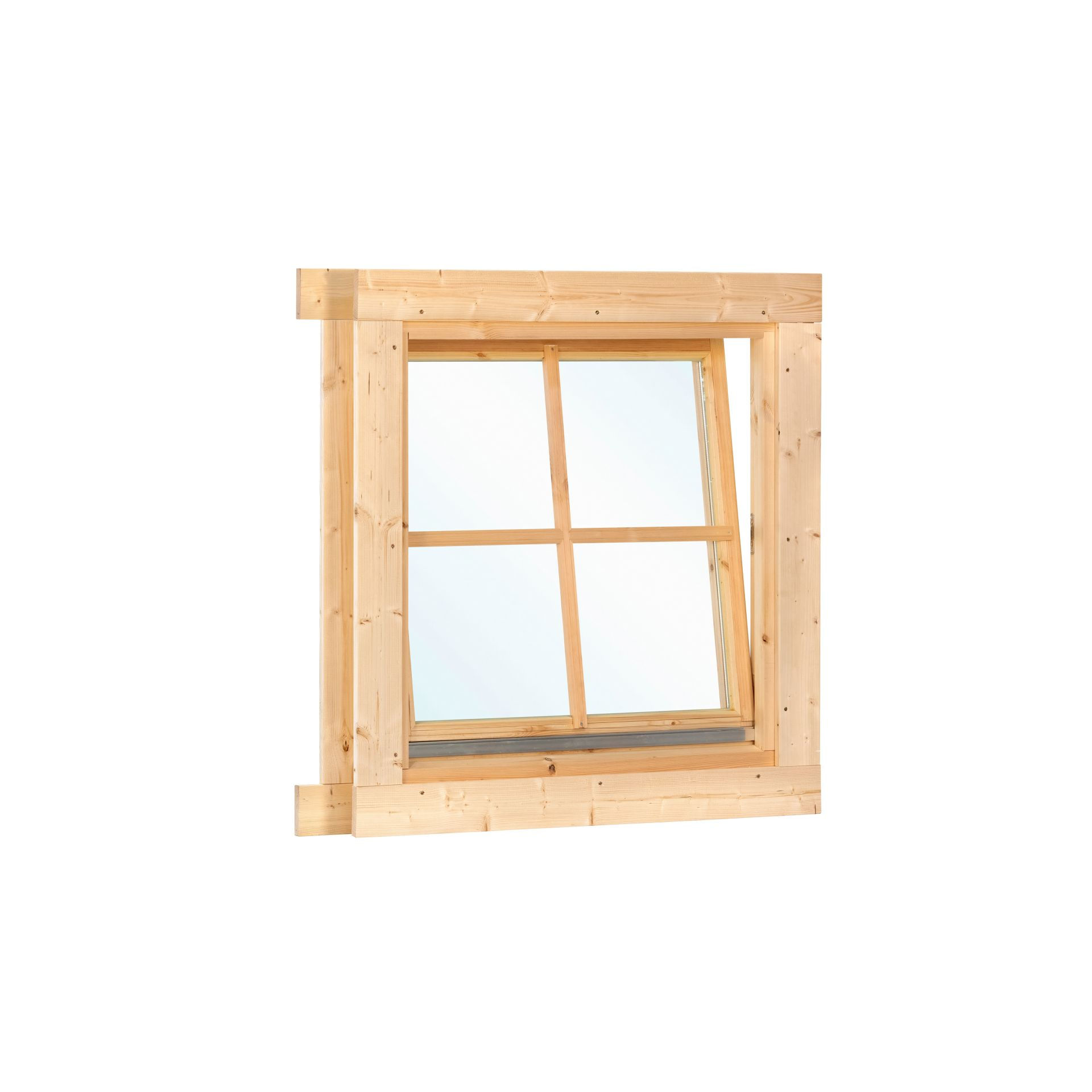 Draai- /kiepraam enkel L2 vuren 100,5x100,5 cm