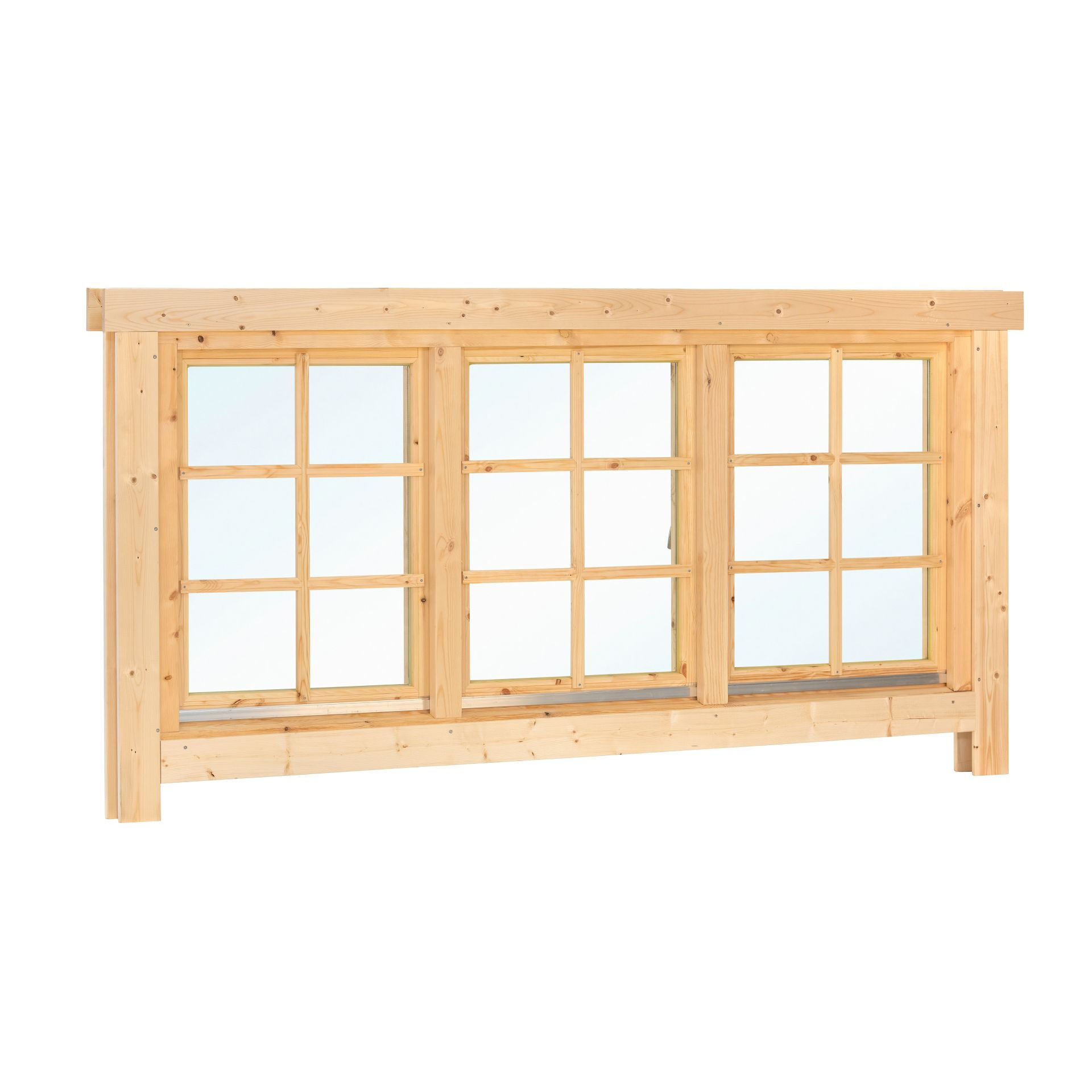 Draai- /kiepraam triple L1 vuren 220,5x105,1 cm