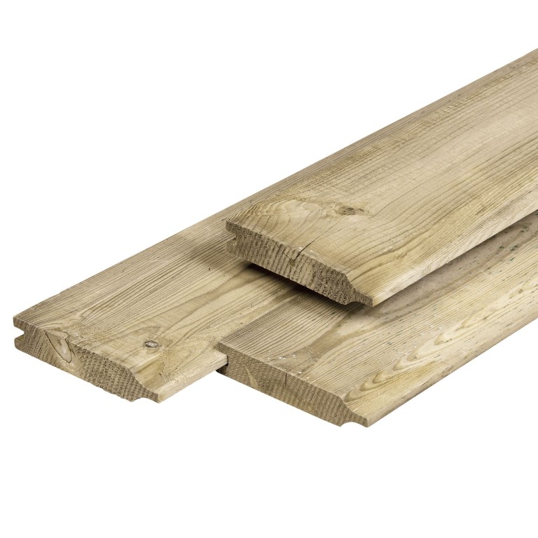 Rabatdelen dubbel 28x140 mm