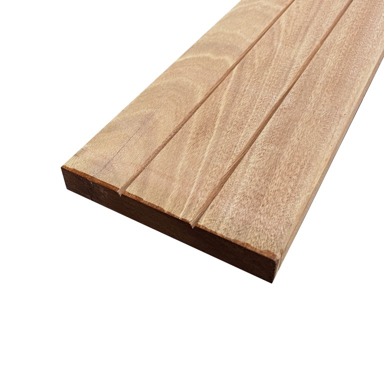 Hardhout vlonderplank / dekdeel 28x190 mm 245 cm