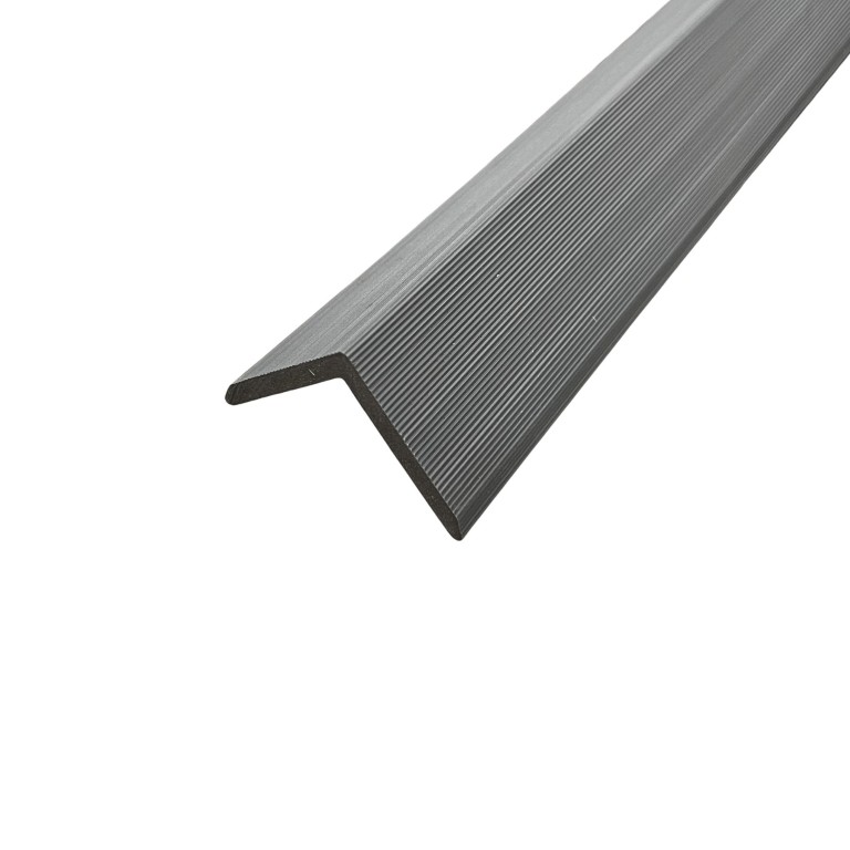 Afwerkhoek composiet Lichtgrijs 50x50 mm 290 cm