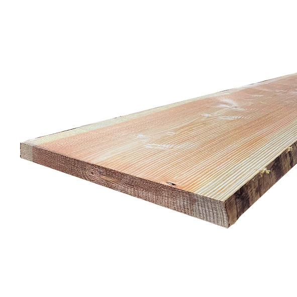 Douglas boomschors/ schaaldeel geschaafd 38x450/550 mm 200 cm