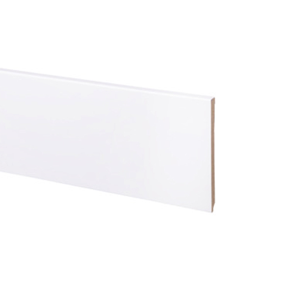 MDF Plint Wit Recht 9x120 mm 240 cm