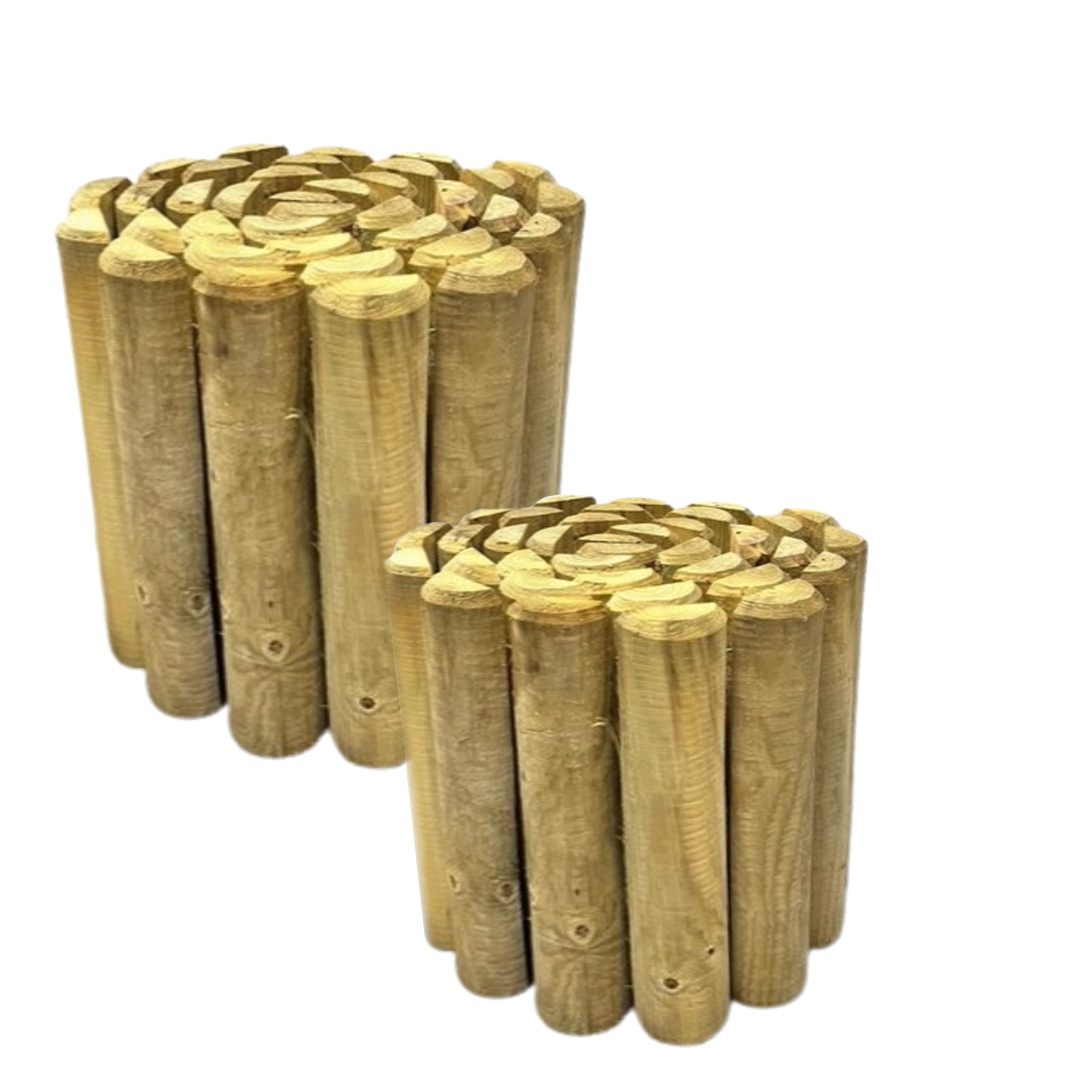Rolborder Geïmpregneerd Grenen 180 cm