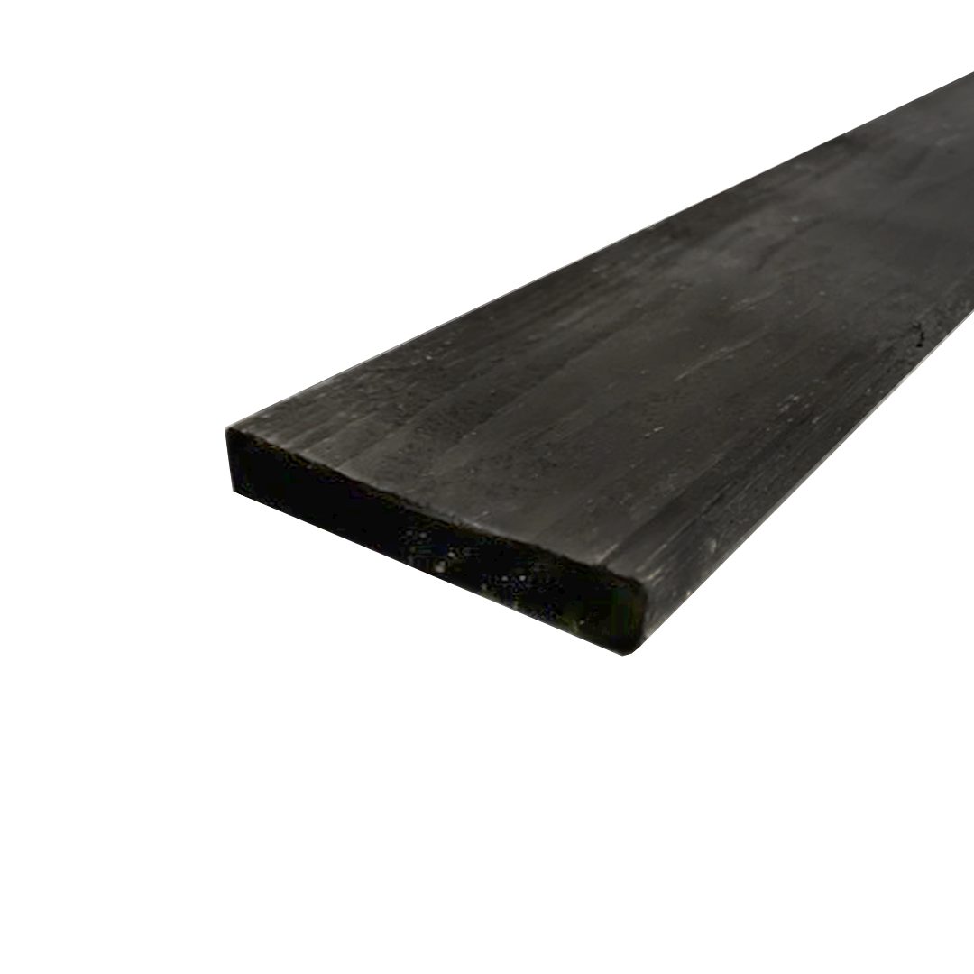 VUREN REGEL GESCHAAFD ZWART GEDOMPELD 15X73 MM