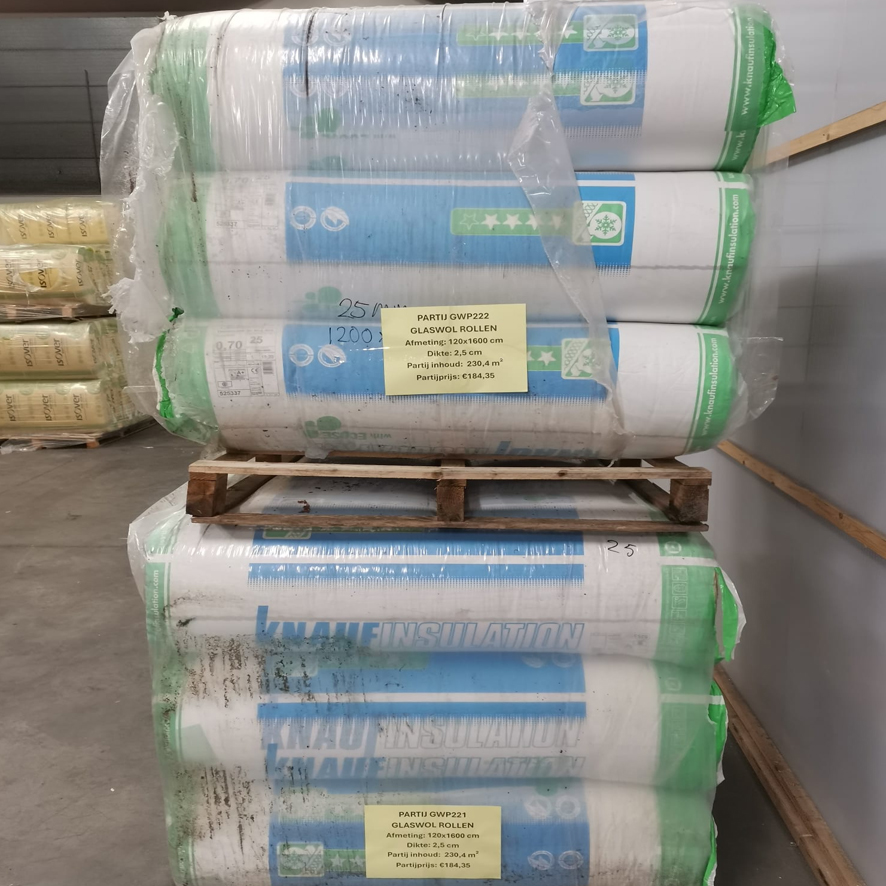 Glaswol rol Knauf Thermotek RL Eco All 2,5 cm GWP221