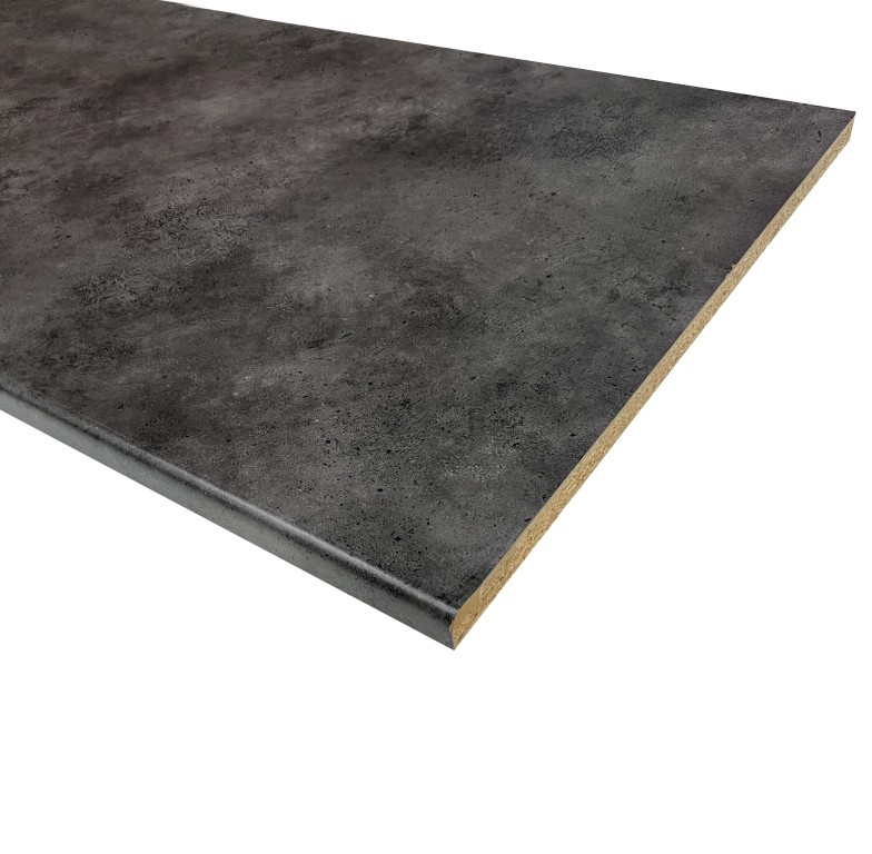 Aanrechtblad Concrete met waterkering 28 mm