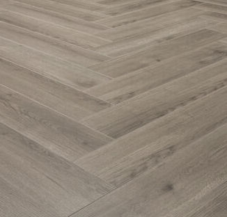 Cando Herringbone visgraat Warmgrijs eiken 8 mm