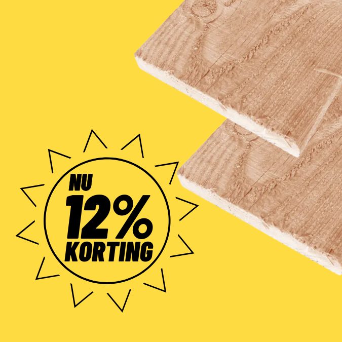 Douglas plank fijnbezaagd 20x200 mm 300 cm