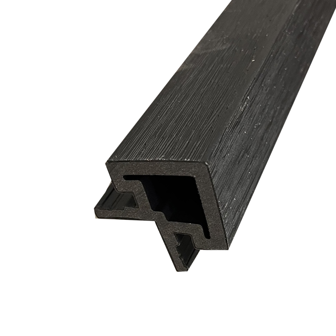 Hoekprofiel composiet Zwart 50x50 mm 290 cm