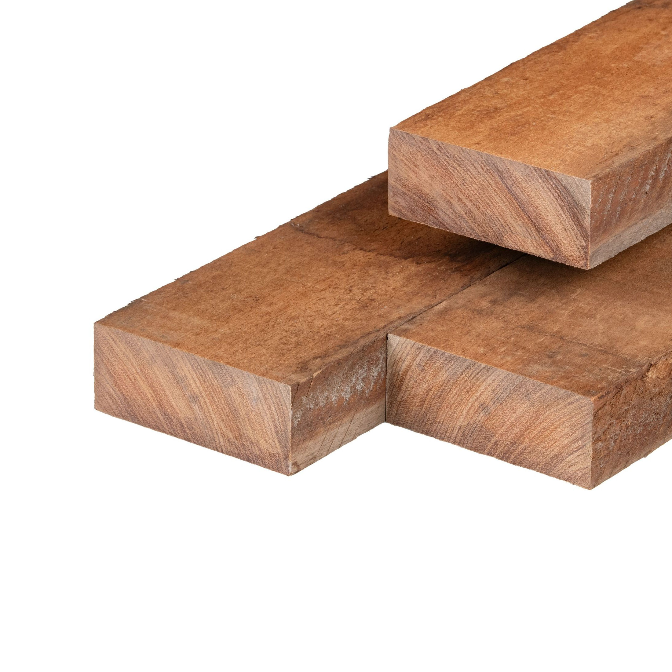 Hardhout regel fijnbezaagd 50x100 mm