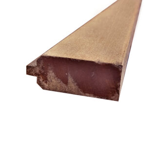 Hardhout regel met lip 32x55 mm 400 cm
