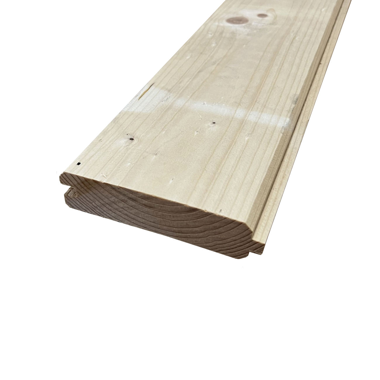 Vuren blokhutprofiel 28x115 mm 58,5 cm